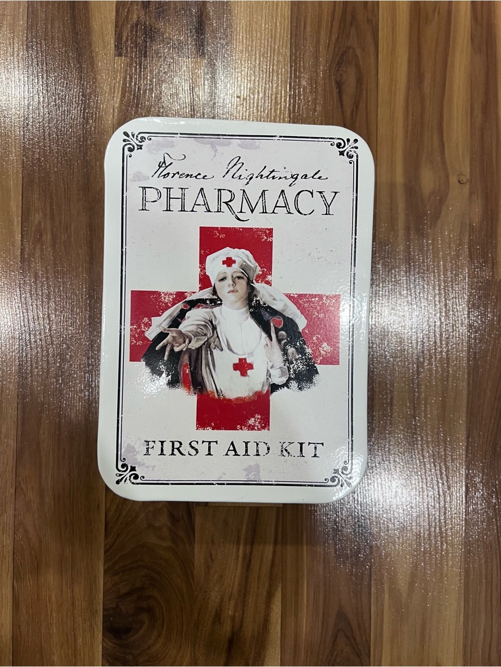 Florence Nightingale Pharmacy White & Red First Aid Kit storage box